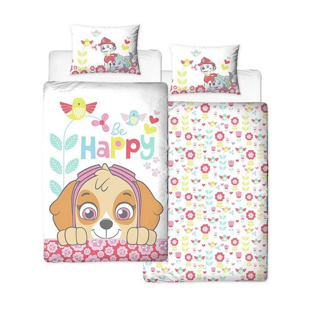 Paw Patrol Bright Duvet Cover Set in White