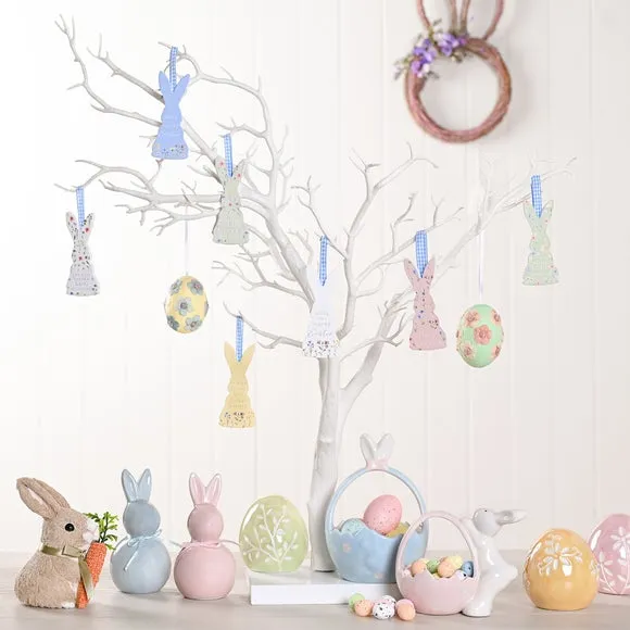 Eggs-traordinary Gift Co. Bunny Holding Carrot Ornament 3