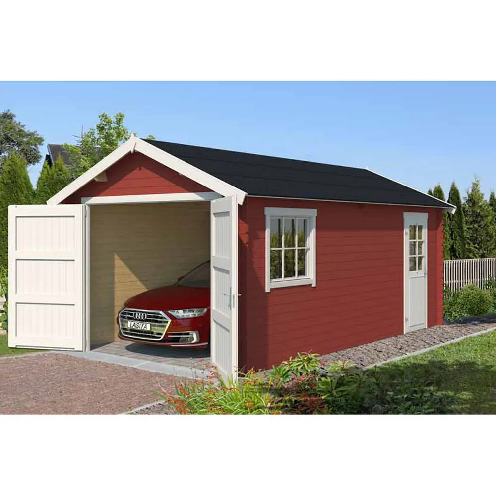 Lasita Maja Ltd Dillon 540-Log Cabin, Garden Room, Home Office - L339.9xW580xH273.6 cm in Light Brown 4