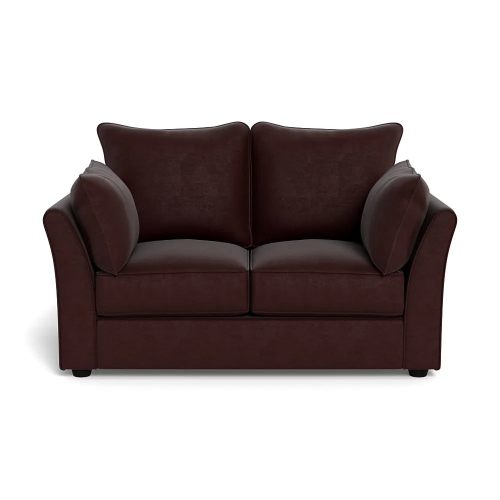 Heal's Tailor 2 Seater Sofa Smart Luxe Velvet Acorn Black Beech Feet 1