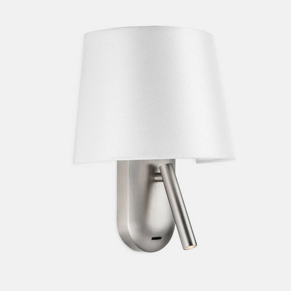 Netlighting Screen LED Reading Light Nickel White IP20 2.2W 2700K Special Offer