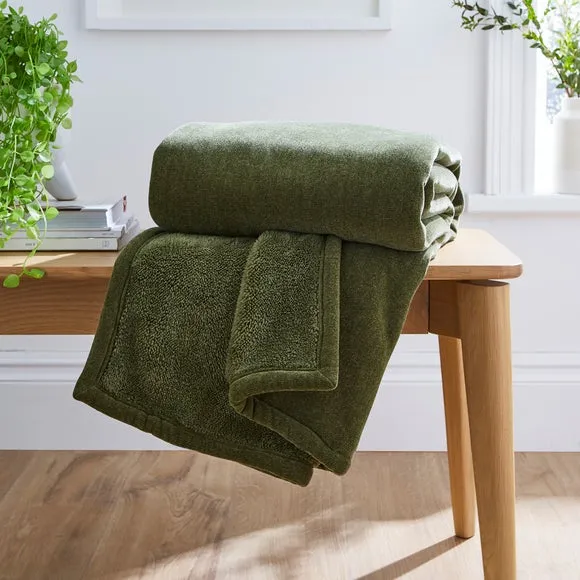 Cosy Chenille Throw Blanket 130x180cm 1