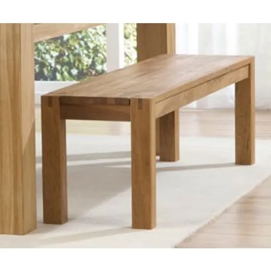 Skat Wooden Dining Bench In Oak