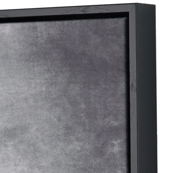 Monochrome Abstract Square Framed Canvas 4