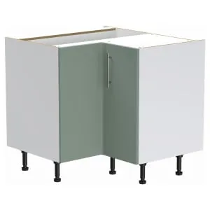 Wickes Orlando Reed Green Corner Base Unit - 925mm