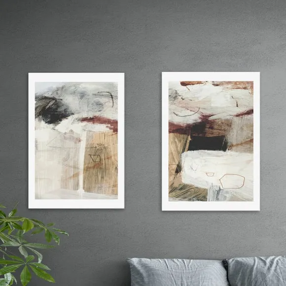 Set of 2 East End Prints Go Prints 1
