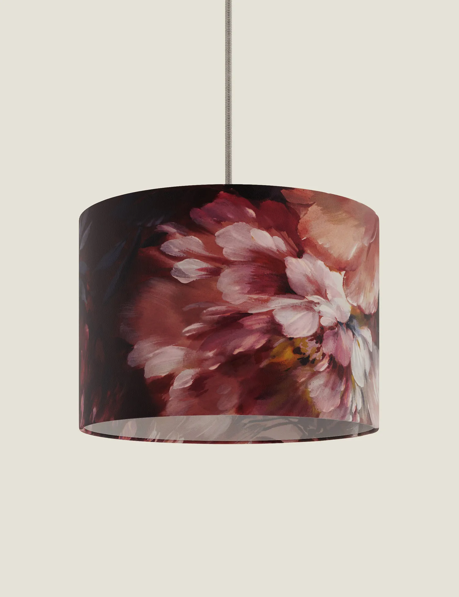 M&S Velvet Floral Print Shade