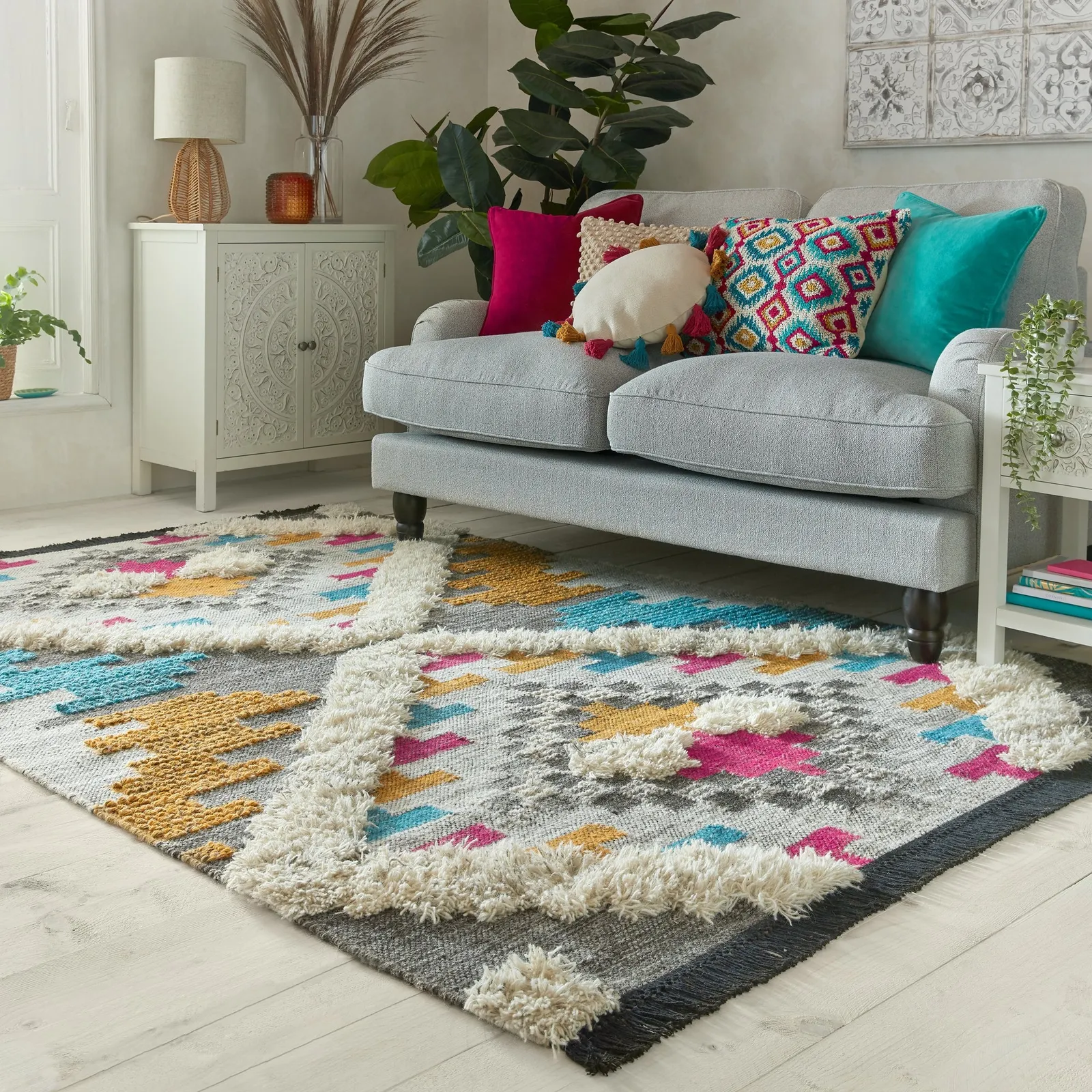 Cameron Wool Rug MultiColoured