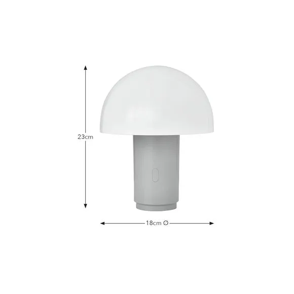 Mushroom Rechargeable Touch Dimmable Table Lamp 5