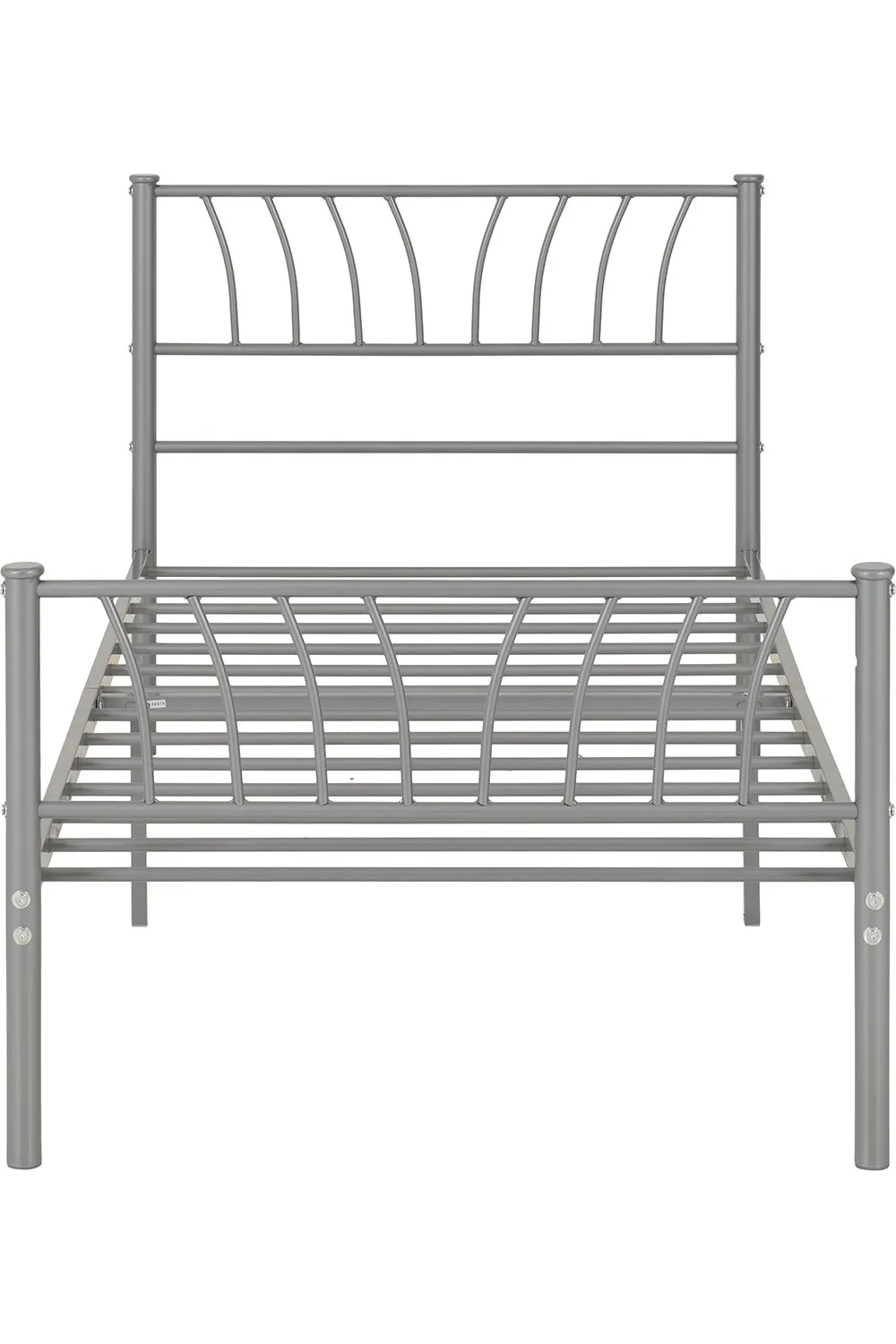 Seconique Harlow 3' Single Bed in Silver 4