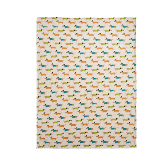 Sam the Sausage Dog Throw Blanket 130cm x 170cm 3