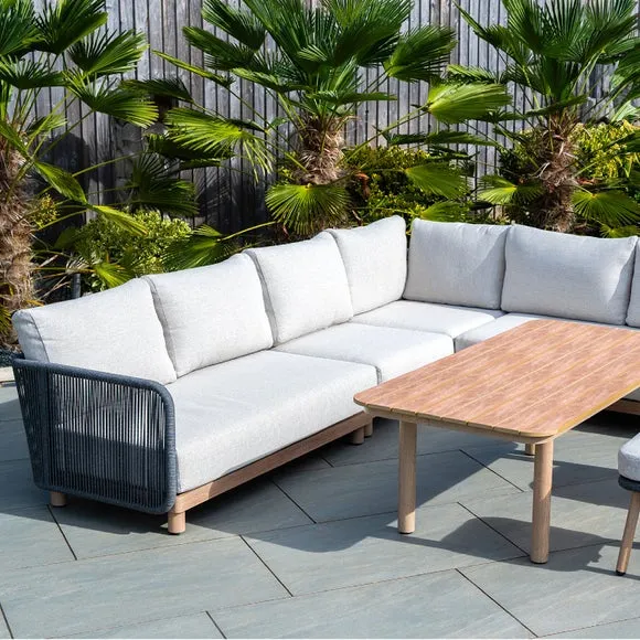 Norfolk Leisure Buxton Rope Weave 2 Seat Corner Set 3