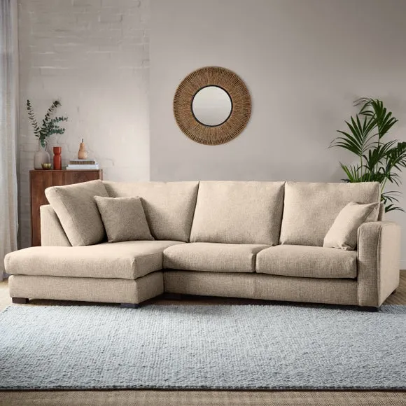 Carson Deep Sit Chunky Multi Weave Corner Sofa 3