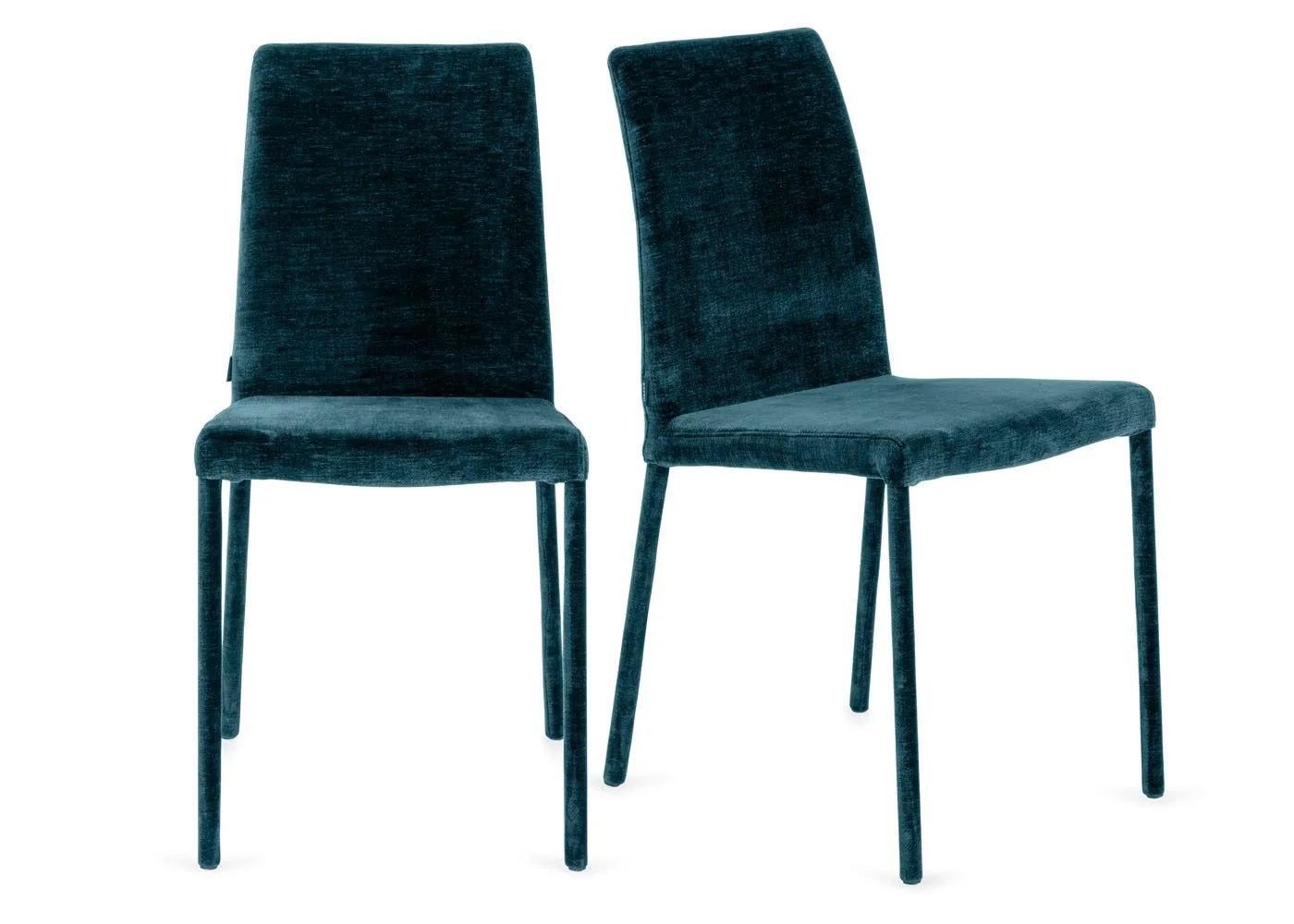 Heal's Bronte II Pair of Dining Chairs Blanik Teal