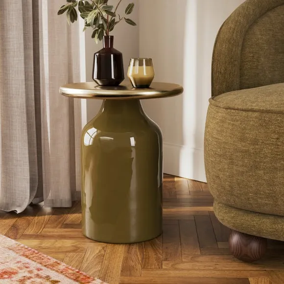 Rennie Pedestal Side Table 1