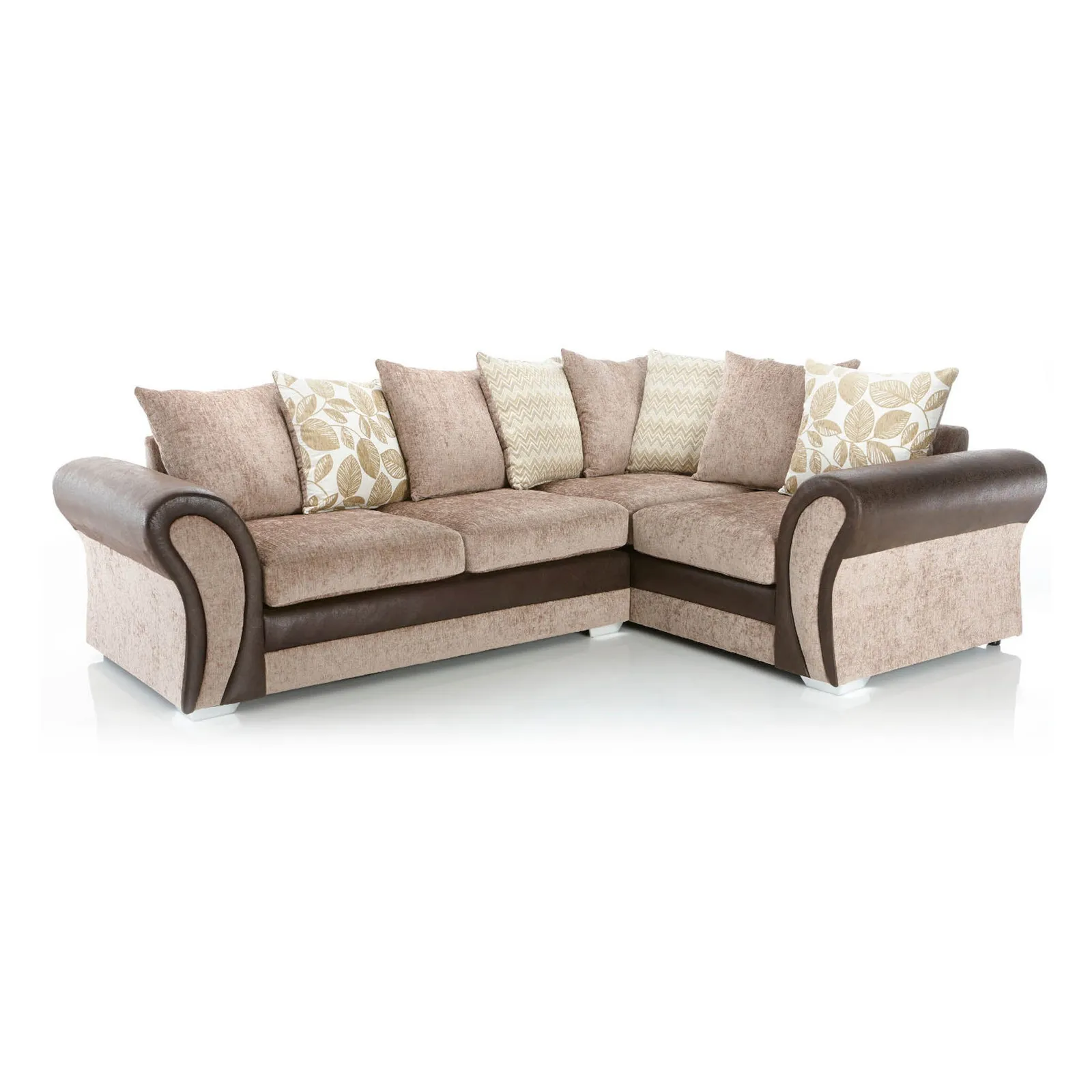 Scarlett Right Hand Corner Sofa Cream