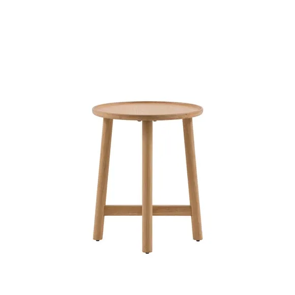 Kalia Side Table, Oak Effect 6