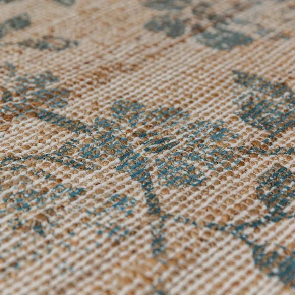 Dua Floral Jute Rug 2