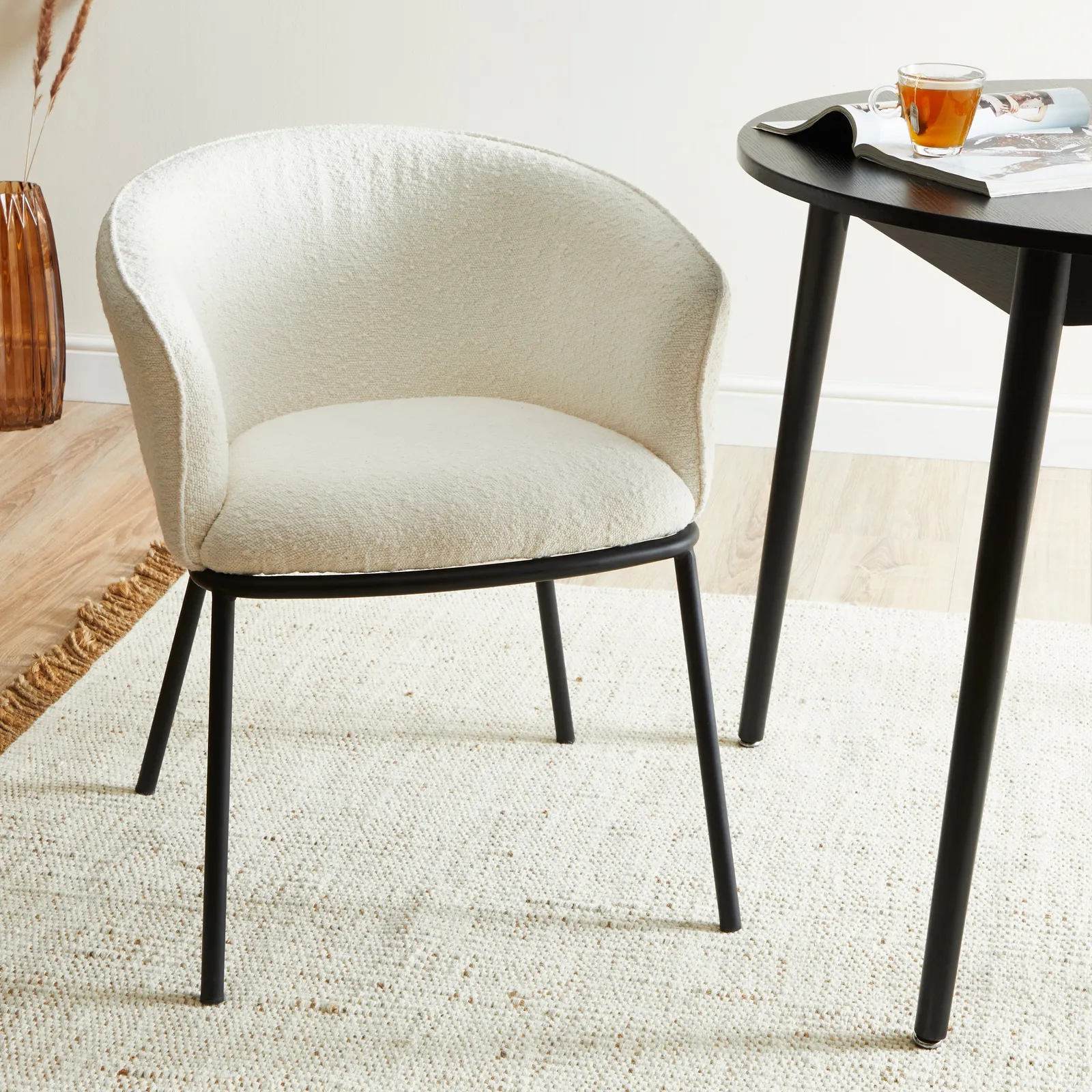 Ciara Chair Boucle Cream