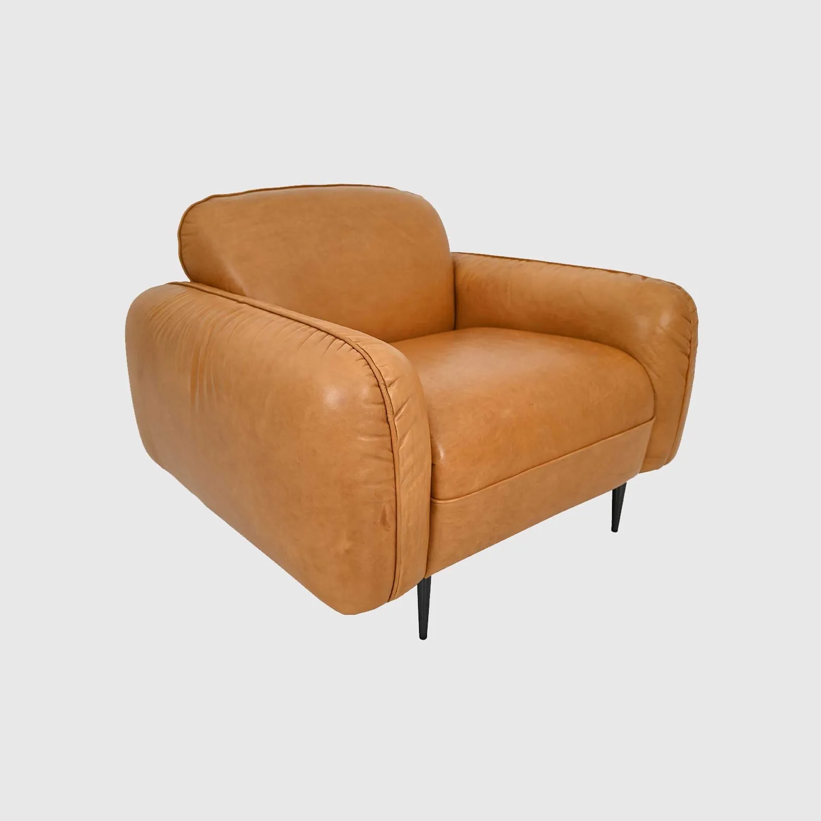 Oban Armchair, Brown Leather | Barker & Stonehouse