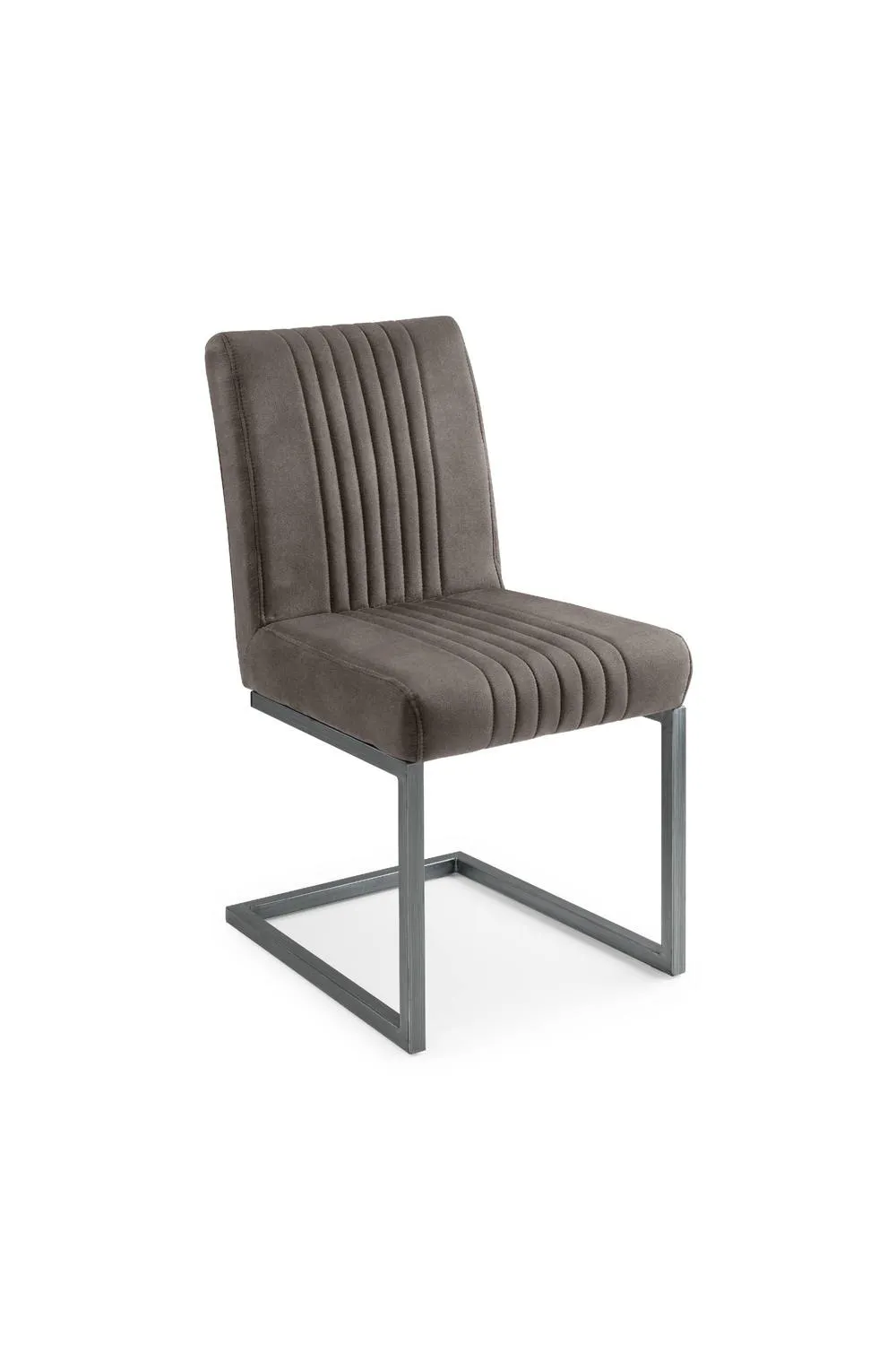 Julian Bowen Brooklyn Upholstered Dining Chair (Set of 2) in Grey 4