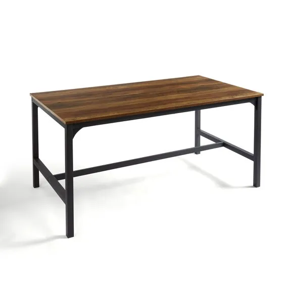 Fulton 6 Seater Rectangular Dining Table with 2 Benches 6