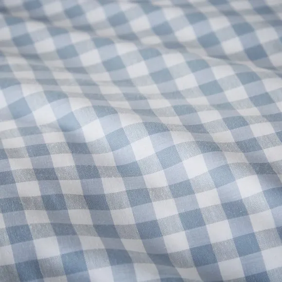 Portloe Gingham Woven 100% Cotton Fitted Sheet 3