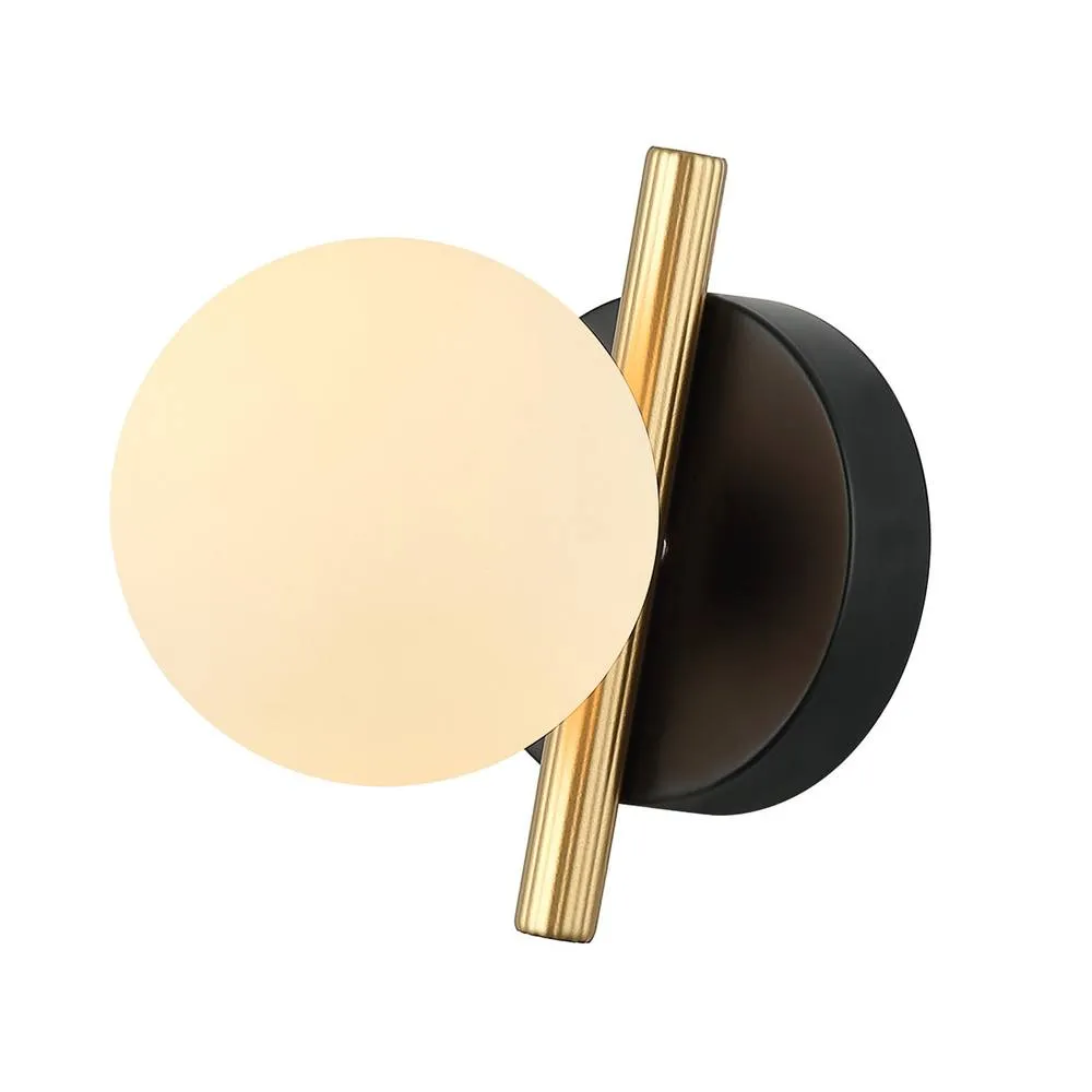 Netlighting Reverso Modern 1 Light Wall Lamp G9 in Black 2