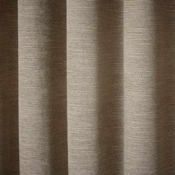 Two Tone Chenille Eyelet Curtains 3