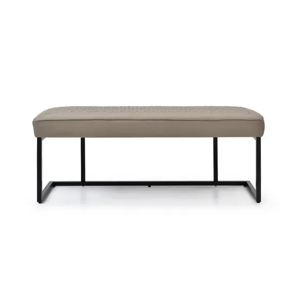 Indus Valley Athena Dining Table With an Athena Faux Leather Corner Bench 4