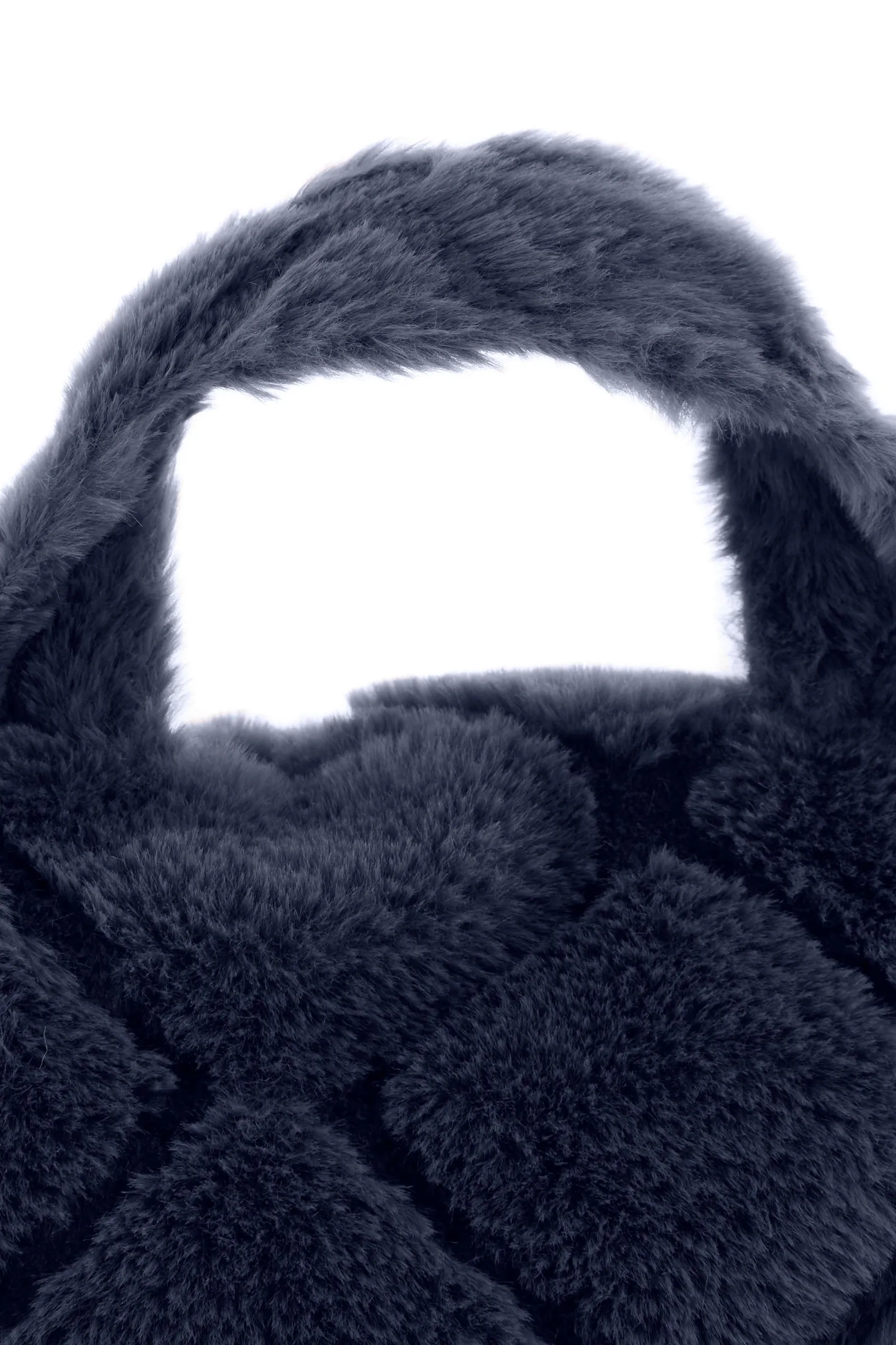 Catherine Lansfield 'Cosy Diamond' Cushion in Navy 3