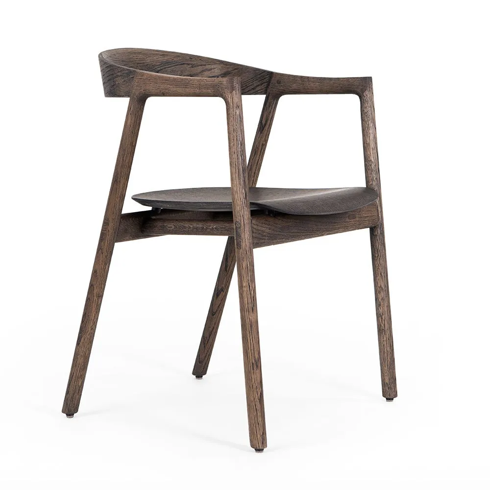 Gazzda Muna Dining Chair in Smoked Oiled Oak 2