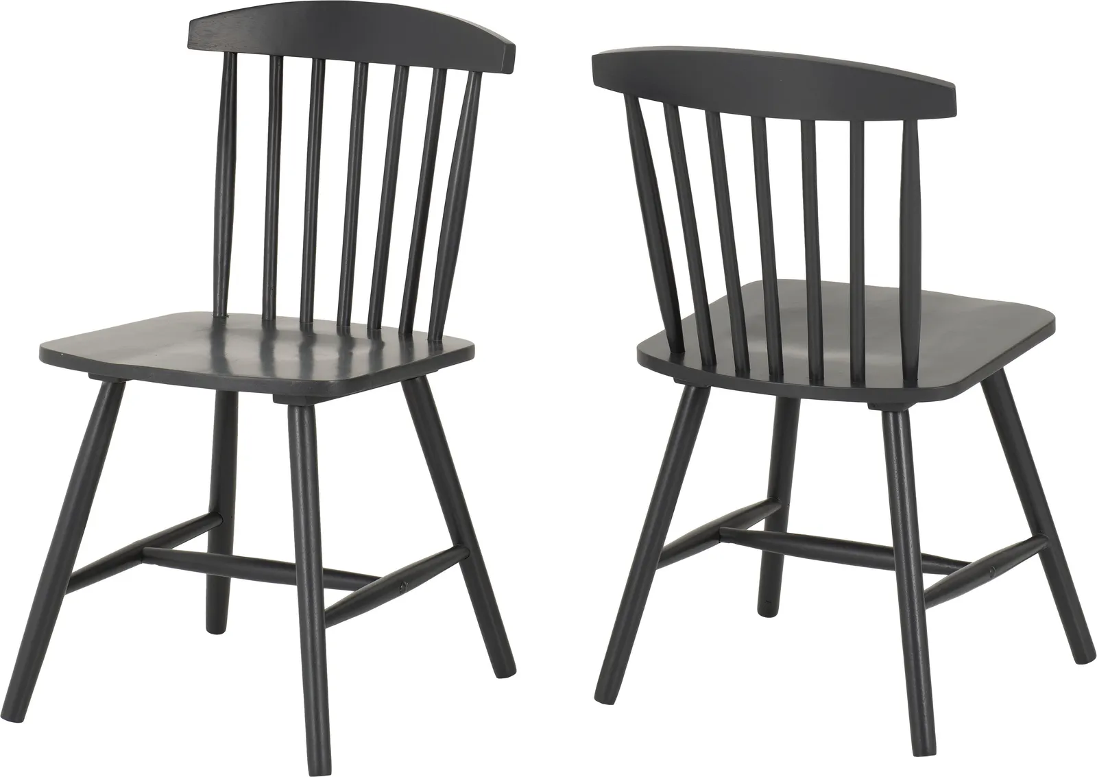 Seconique Emery Chair (Box of 2) in Dark Grey 6