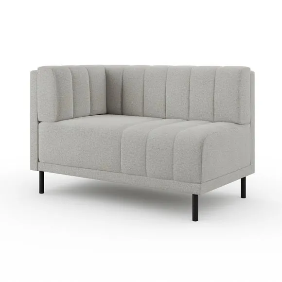 Amali Corner Dining Bench, Textured Weave 6