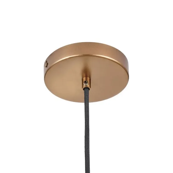 Return - Pacific Lifestyle Harlem Adjustable Pendant Light, Antique Brass 3