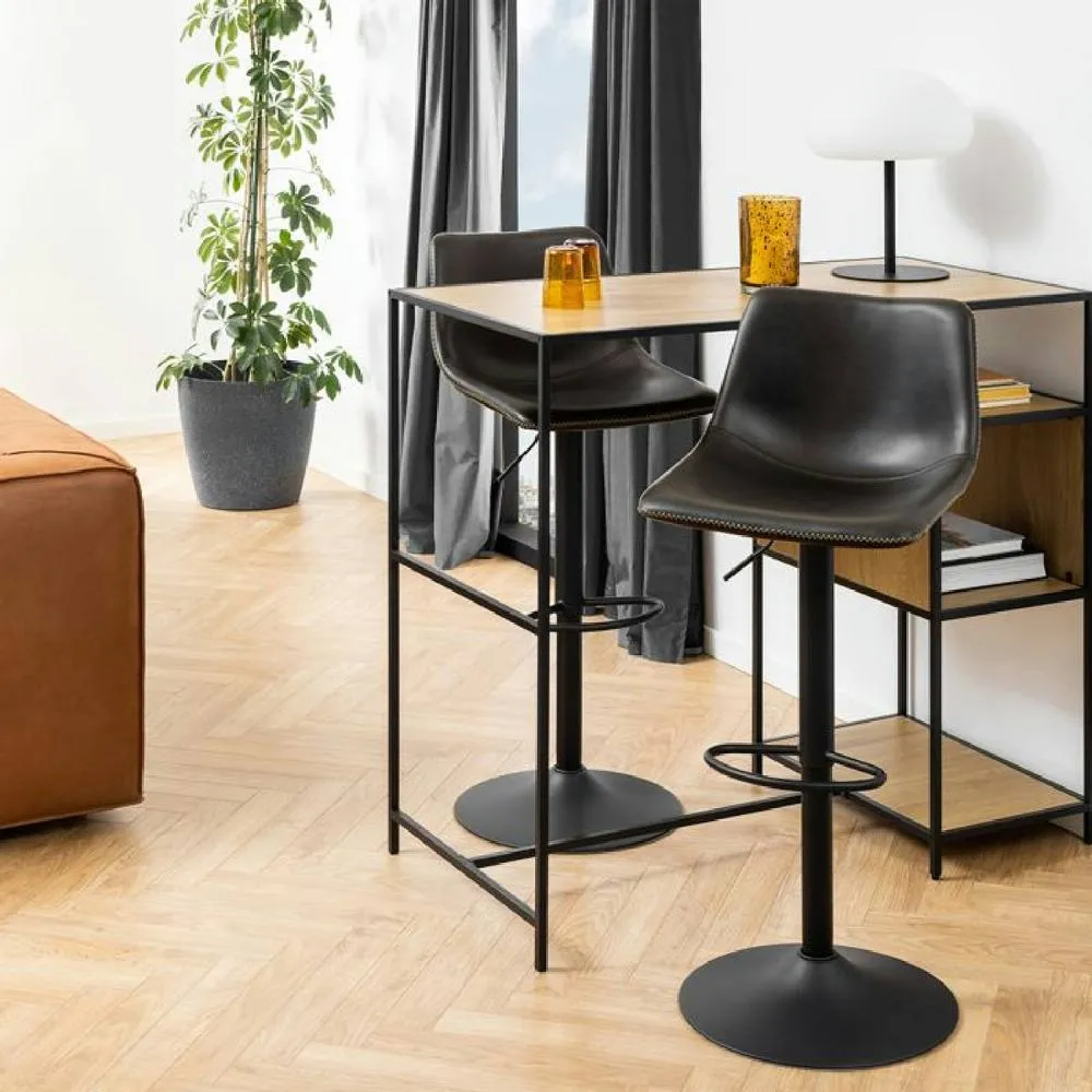 netfurniture Hampton Bar Stool in Black Price Per Stool 5