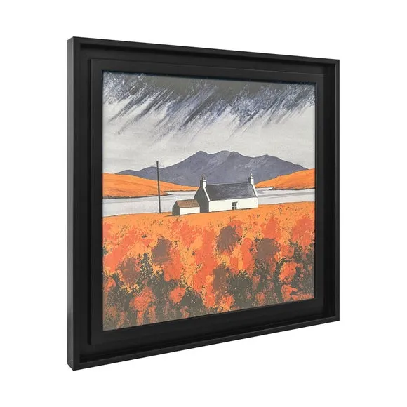 Loch Erisort Autumn by Anthony Barber Framed Canvas 4