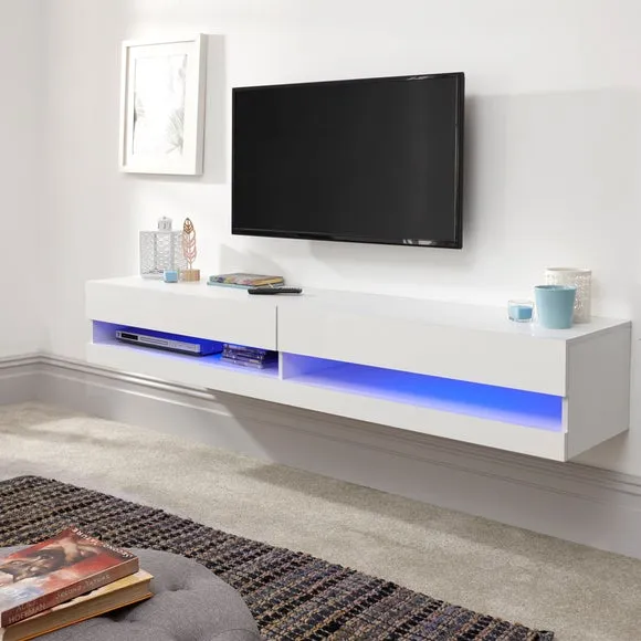 Galicia Extra Wide TV Unit with Shelving for TVs up to 75" 2