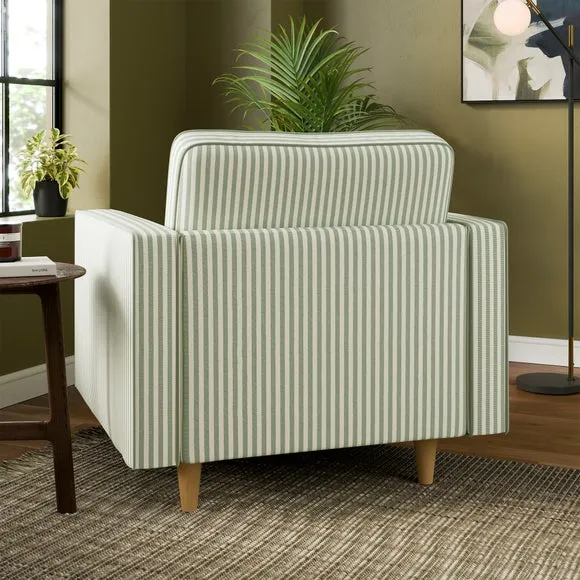 Zoe Linford Stripe Armchair 2