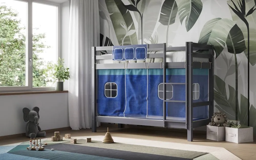Flair Callisto Shorty Bunk Bed in Grey 4