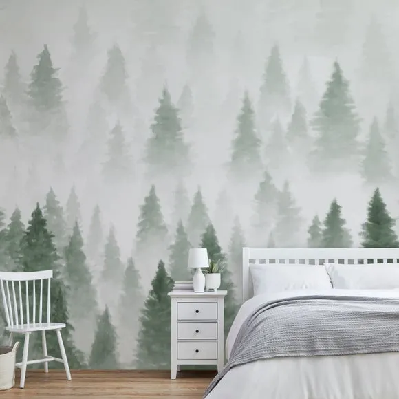 Pine Forest Wall Mural 2
