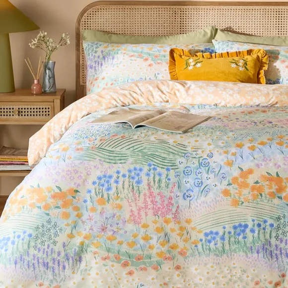 furn Florin Reversible Duvet Set Single, Multi 4