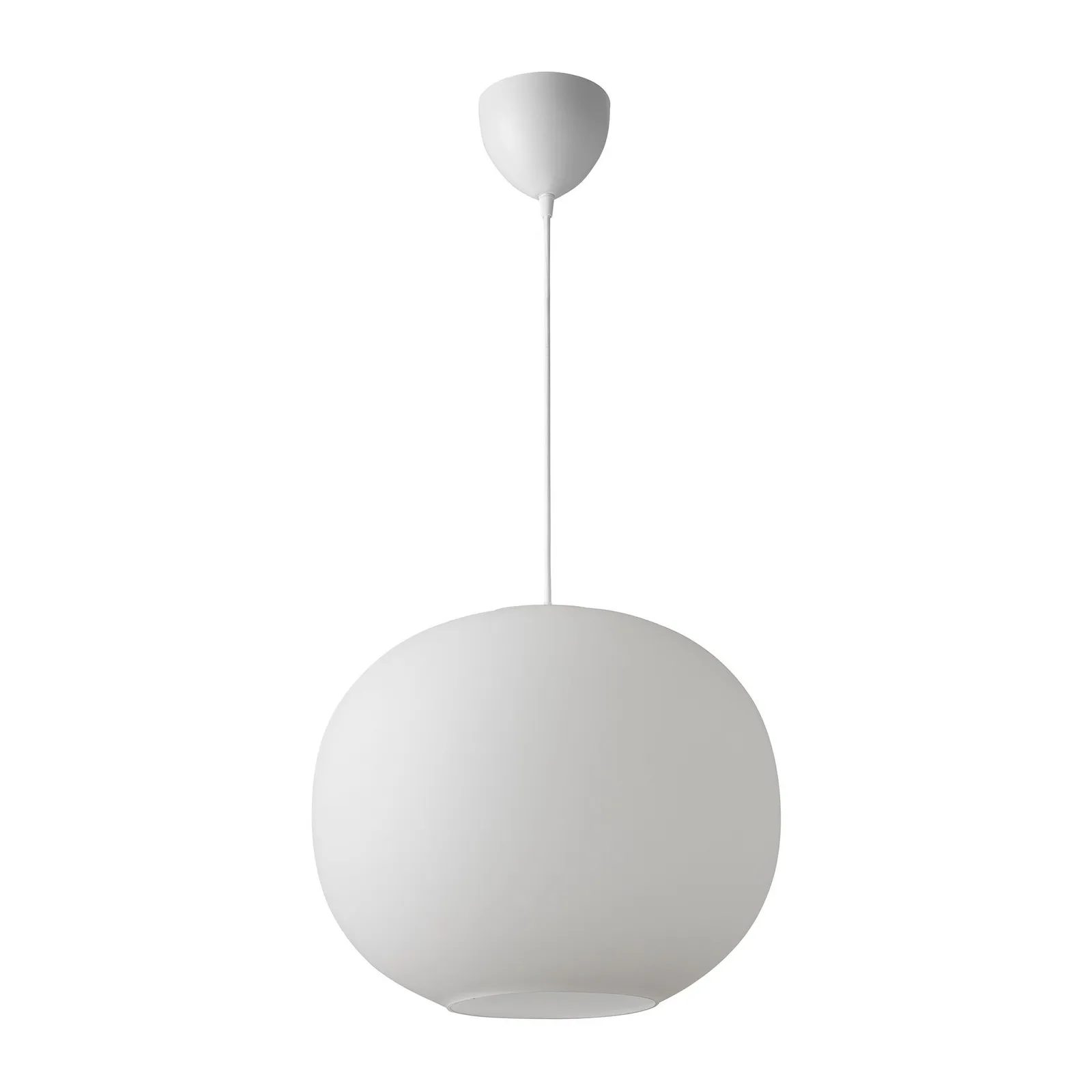 Nordlux Navone Pendant Light Opal White Glass Dining Room E27 Mains 40cm 2