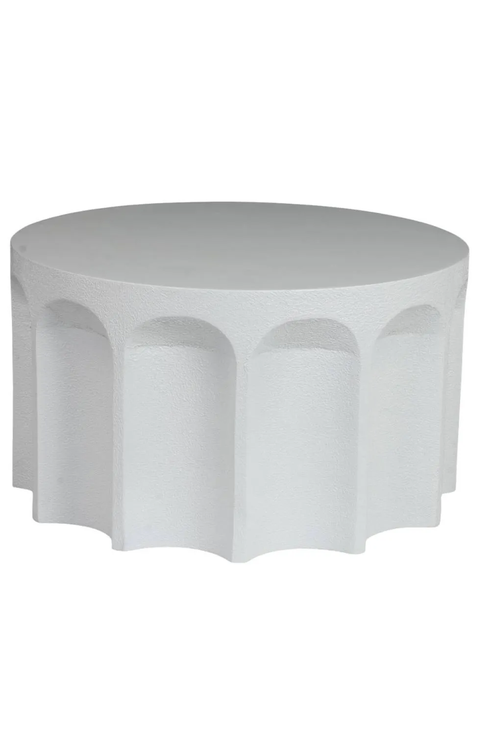 IH Design GEO Multi Arch Coffee Table in White 2