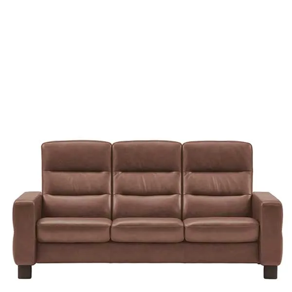 Stressless Wave High Back 3 Seater Sofa Leather - Barker & Stonehouse