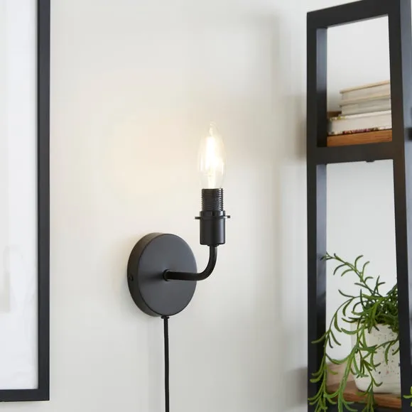 Wallace Plug In Wall Light Fitting 1