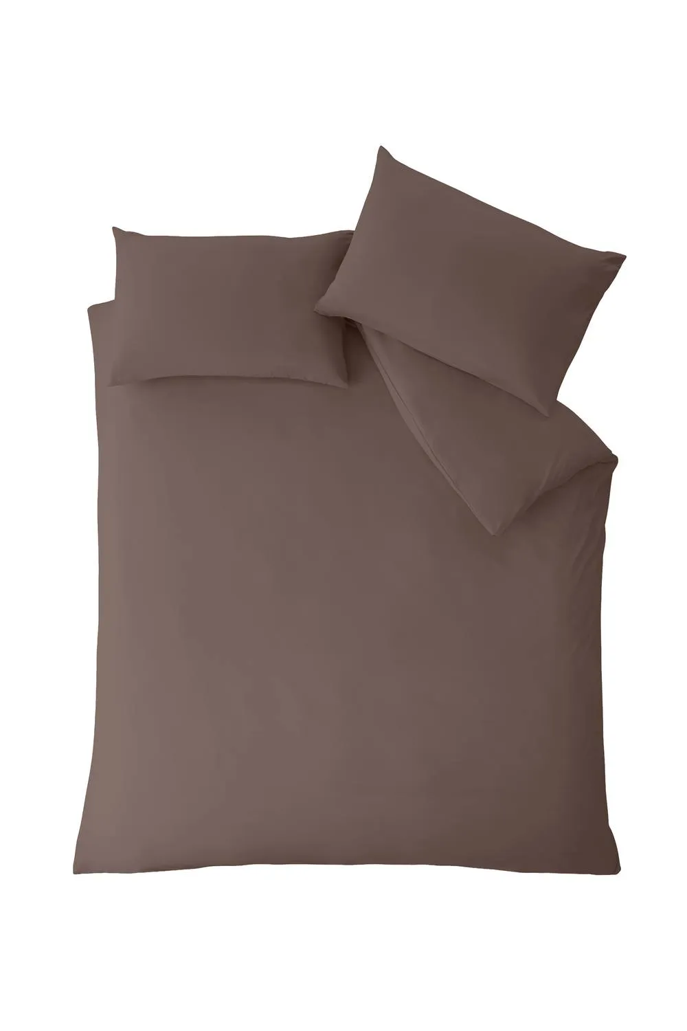 Catherine Lansfield So Soft Non Iron Duvet Cover Set in Chocolate 4