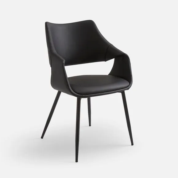 Marley Fold Back Chair, Faux Leather 6