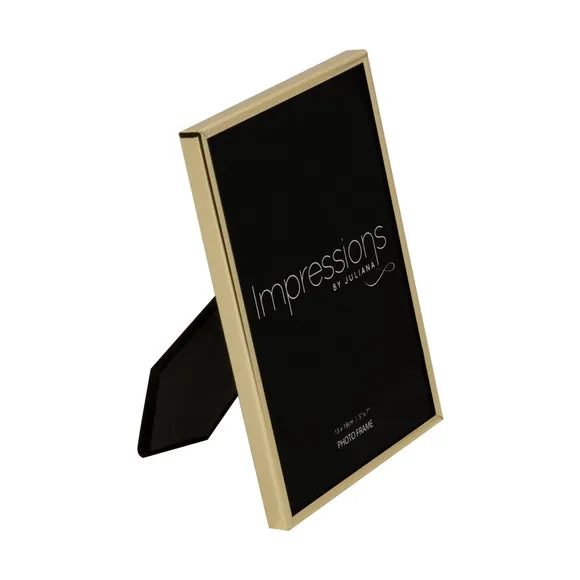 Impressions Thin Oblong Brass Photo Frame 3