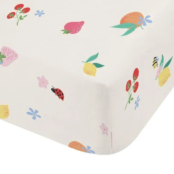Catherine Lansfield Fruity Friends Fitted Bed Sheet 2